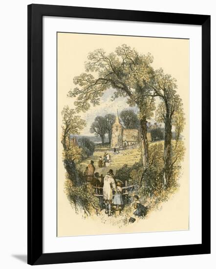 The Sabbath-Miles Birkett Foster-Framed Giclee Print