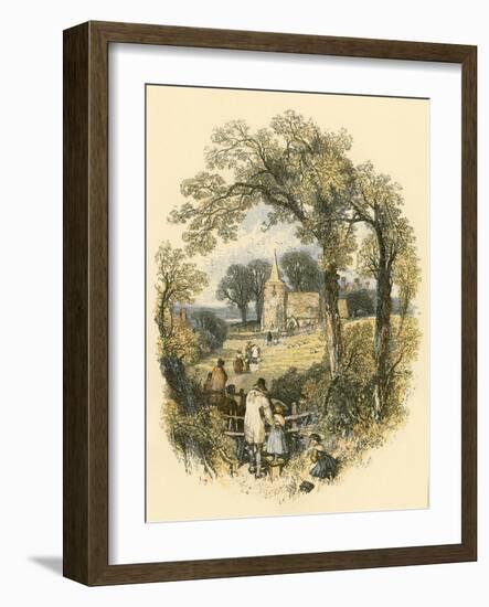 The Sabbath-Miles Birkett Foster-Framed Giclee Print