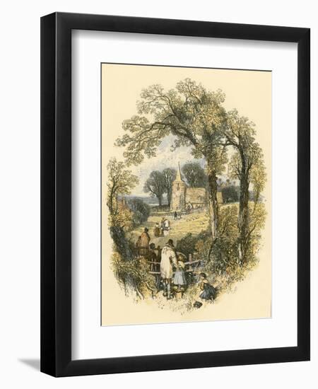 The Sabbath-Miles Birkett Foster-Framed Giclee Print