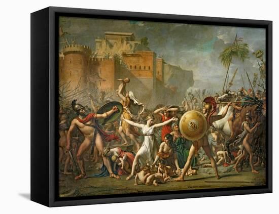 The Sabine Women, 1799-Jacques-Louis David-Framed Stretched Canvas