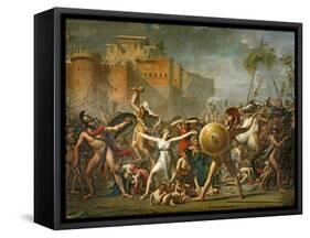 The Sabine Women, 1799-Jacques-Louis David-Framed Stretched Canvas