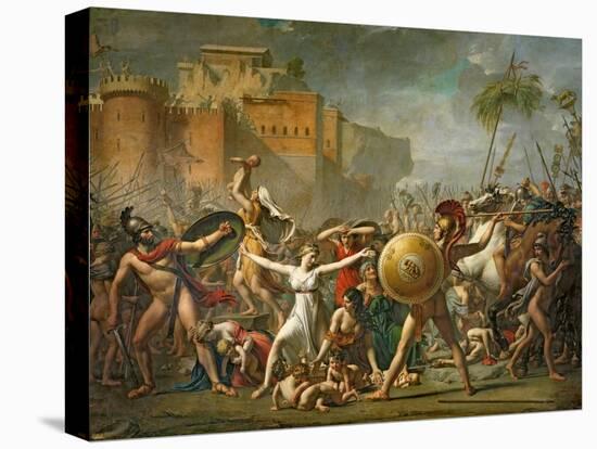 The Sabine Women, 1799-Jacques-Louis David-Stretched Canvas