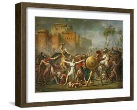 The Sabine Women, 1799-Jacques-Louis David-Framed Giclee Print