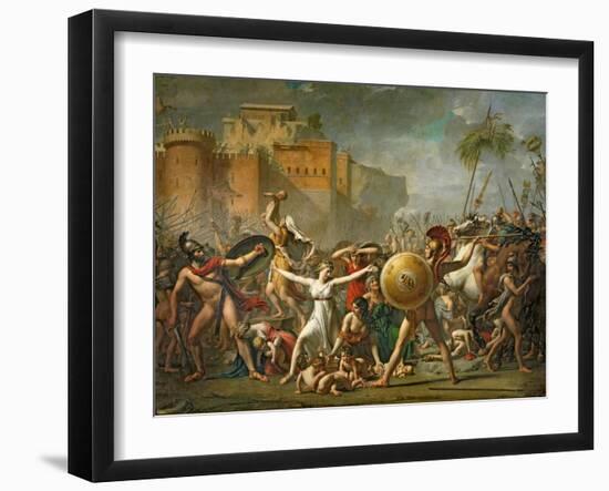 The Sabine Women, 1799-Jacques-Louis David-Framed Giclee Print