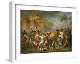 The Sabine Women, 1799-Jacques-Louis David-Framed Giclee Print