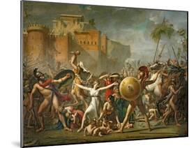 The Sabine Women, 1799-Jacques-Louis David-Mounted Giclee Print