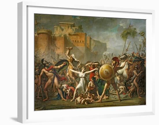 The Sabine Women, 1799-Jacques-Louis David-Framed Giclee Print