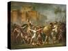 The Sabine Women, 1799-Jacques-Louis David-Stretched Canvas