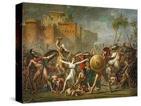 The Sabine Women, 1799-Jacques-Louis David-Stretched Canvas