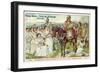 The Sabine Women Make Peace Between the Two Warring Armies-null-Framed Giclee Print