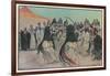 The Sabre Dance of the Bedouin Arabs-Georges Scott-Framed Art Print