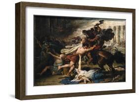 The Sack of Jerusalem by the Romans-Francois Joseph Heim-Framed Art Print