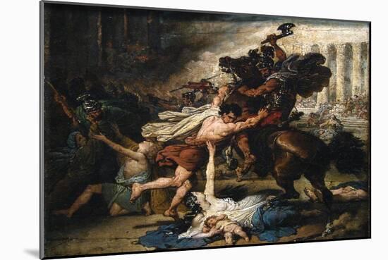 The Sack of Jerusalem by the Romans-Francois Joseph Heim-Mounted Art Print