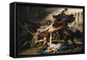 The Sack of Jerusalem by the Romans-Francois Joseph Heim-Framed Stretched Canvas