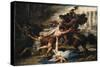 The Sack of Jerusalem by the Romans-Francois Joseph Heim-Stretched Canvas