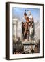 The Sack of Rome by Visigoths in 410, 1890 (Oil on Canvas)-Joseph-noel Sylvestre-Framed Giclee Print