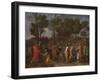 The Sacrament of Ordination (Christ Presenting the Keys to Saint Pete)-Nicolas Poussin-Framed Giclee Print