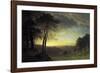 The Sacramento River Valley-Albert Bierstadt-Framed Giclee Print