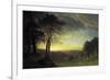 The Sacramento River Valley-Albert Bierstadt-Framed Giclee Print