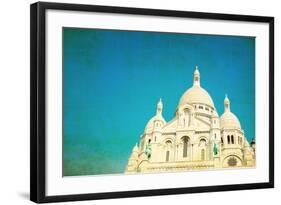 The Sacre-Coeur Church in Montmartre,Paris-ilolab-Framed Photographic Print