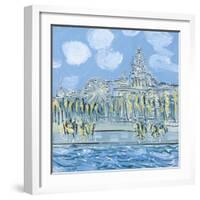 The Sacre Coeur from the Musee d'Orsay-Alan Halliday-Framed Giclee Print