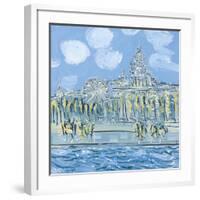 The Sacre Coeur from the Musee d'Orsay-Alan Halliday-Framed Giclee Print