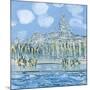 The Sacre Coeur from the Musee d'Orsay-Alan Halliday-Mounted Giclee Print