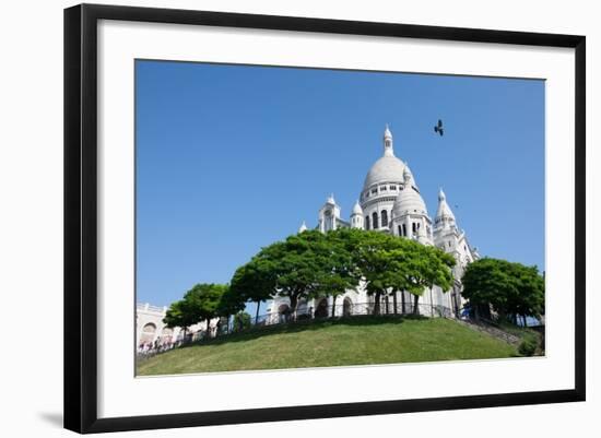 The Sacre Coeur, Paris. July 7, 2013-Gilles Targat-Framed Photographic Print