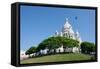 The Sacre Coeur, Paris. July 7, 2013-Gilles Targat-Framed Stretched Canvas