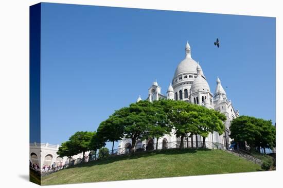 The Sacre Coeur, Paris. July 7, 2013-Gilles Targat-Stretched Canvas