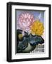 The Sacred Egyptian Bean (Lotus)-null-Framed Art Print