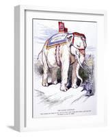 'The Sacred Elephant', 1884-Thomas Nast-Framed Giclee Print