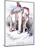 'The Sacred Elephant', 1884-Thomas Nast-Mounted Giclee Print