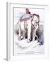 'The Sacred Elephant', 1884-Thomas Nast-Framed Giclee Print