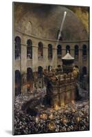 The Sacred Fire of Jerusalem-Eugène Girardet-Mounted Giclee Print