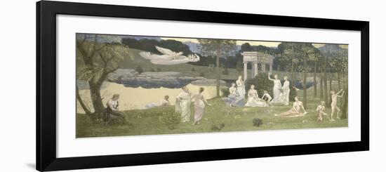 The Sacred Grove, Beloved of the Arts and the Muses, 1884-89-Pierre Puvis de Chavannes-Framed Giclee Print