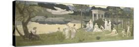 The Sacred Grove, Beloved of the Arts and the Muses, 1884-89-Pierre Puvis de Chavannes-Stretched Canvas