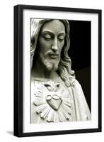 The Sacred Heart of Jesus, 19th Century-null-Framed Photographic Print