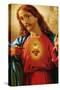 The Sacred Heart of Jesus, 19th Century-null-Stretched Canvas