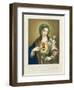 The Sacred Heart of Mary, Published by Fr. Wentzel, Weissenburg, 1850-German School-Framed Giclee Print