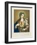 The Sacred Heart of Mary, Published by Fr. Wentzel, Weissenburg, 1850-German School-Framed Giclee Print