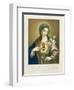 The Sacred Heart of Mary, Published by Fr. Wentzel, Weissenburg, 1850-German School-Framed Giclee Print