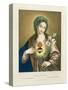 The Sacred Heart of Mary, Published by Fr. Wentzel, Weissenburg, 1850-German School-Stretched Canvas