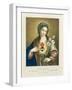 The Sacred Heart of Mary, Published by Fr. Wentzel, Weissenburg, 1850-German School-Framed Giclee Print