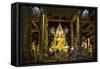 The Sacred Phra Buddha Chinnarat Buddha in the Temple of Wat Phra Si Rattana Mahathat Woramahawihan-Alex Robinson-Framed Stretched Canvas