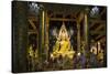 The Sacred Phra Buddha Chinnarat Buddha in the Temple of Wat Phra Si Rattana Mahathat Woramahawihan-Alex Robinson-Stretched Canvas