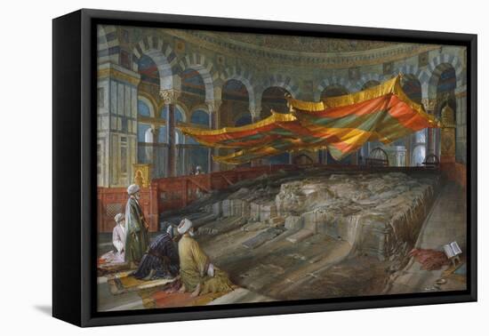 The Sacred Rock, Jerusalem, 1887-William 'Crimea' Simpson-Framed Stretched Canvas