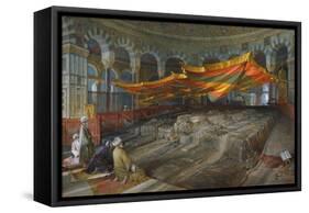 The Sacred Rock, Jerusalem-William Simpson-Framed Stretched Canvas