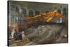 The Sacred Rock, Jerusalem-William Simpson-Stretched Canvas