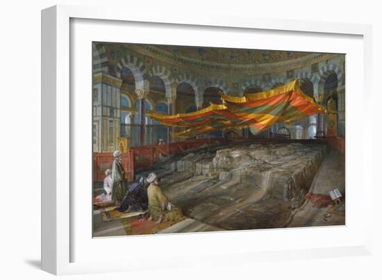 The Sacred Rock, Jerusalem-William Simpson-Framed Giclee Print